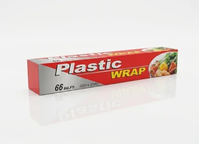 Plastic Food Storage Wrap, 20m x 30cm, 66 Sq. Ft