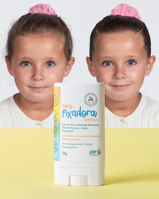 Cera Fixadora Antifrizz Infantil 12g | Finalizador Capilar Natural para Fios Arrepiados - Verdinatu Best Deal