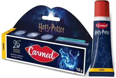 Carmed Gloss Labial Harry Potter - Edição Limitada - Sabor Menta - 10g