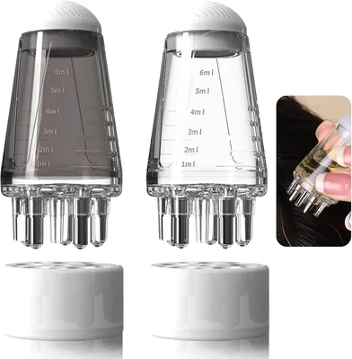 2PCS Hair Oil Applicator & Scalp Massager - 10% Off