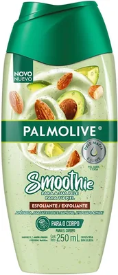 Palmolive Sabonete Líquido Para o Corpo Smoothie Esfoliante Amêndoa, Abacate e Leite 250ml - Melhor Preço