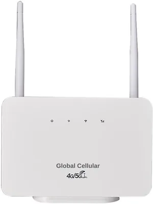 300Mbps 4G LTE Router - SIM Slot - Dual Antennas - LAN Port - Multi-Device WiFi Hotspot