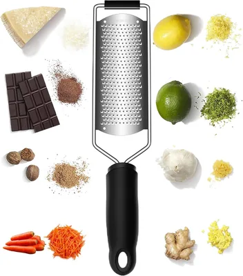 Handheld Cheese Grater Lemon Zester Stainless Steel Best Deal
