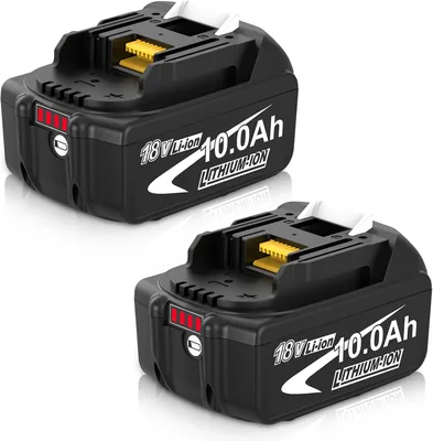 2x 10000 mAh Makita-kompatible Batterie mit LED-Anzeige - 17% Rabatt