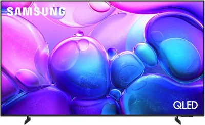 تلفاز سامسونج 55 بوصة QLED، Q6F، 4K، معالج Q4 Lite، حجم اللون 100% مع نقاط الكم، أمان سامسونج Knox، لا نهاية للعروض المجانية