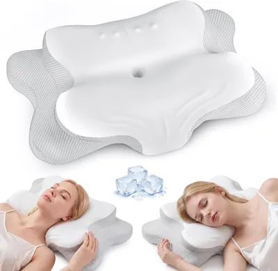 VYLEE Cervical Neck Pillow Memory Foam