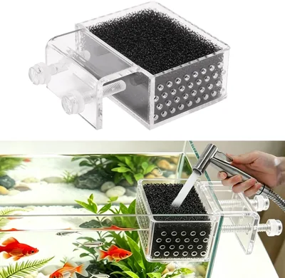 Aquarium Water Flow Controller with Sponge
