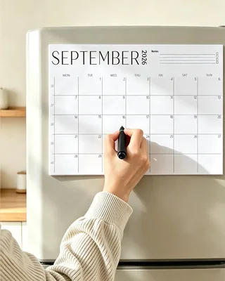 Qupuce Magnetic Calendar 2026-2027 A4