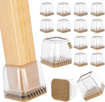 Euqvunn 18pcs Square Floor Protectors - Best Deal