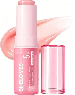 YOOJ PDRN Pink Collagen Balm Stick, Plumping Radiance Booster