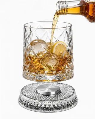 Rotating Whiskey Glass - 9.5oz Vasos Para Whisky Best Deal