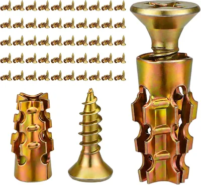 Sinbana 50pcs Hinge Repair Screws & Anchors