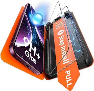 TAURI Mica de Pantalla Completa para iPhone 18 Pro max - 2 Unidades | Instalación Sin Polvo, Protector de