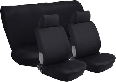 Stingray Nexus Universal Car Seat Cover 6-Piece Set Black