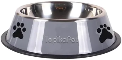 TopikaPet Stainless Steel Non-Slip Pet Bowls for Dog & Cat - Best Deal