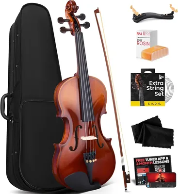Pyle Acoustic Violin Set - 1/4 Size Beginner Violins Best Deal