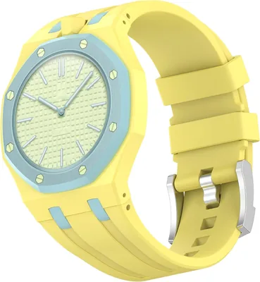 Sxmincxubo Custom Silicone Watch Band for Swatch AP Royal Pop Pocket Watch, Best Deal