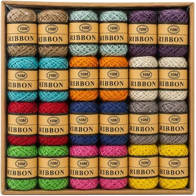 Jesata Jute Twine String 24 Rolls 2mm - Best Deal