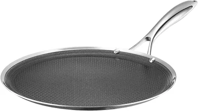 Nutricook Eterna Tri-Ply Hybrid Griddle Pan with Lid