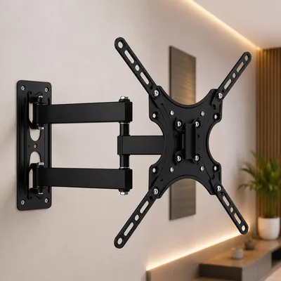 Suporte Articulado para TV de 14 a 55 Polegadas - Suporte de Parede com Inclinação e Giro - Compatível com LED, LCD e Smart T Best Deal
