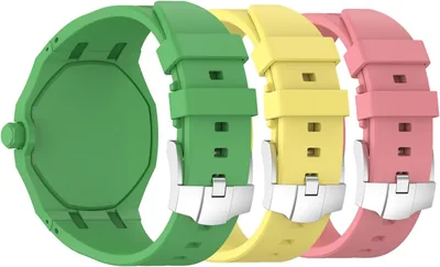 Sxmincxubo Silicone Watch Band for Swatch AP Royal Pop Pocket Watch