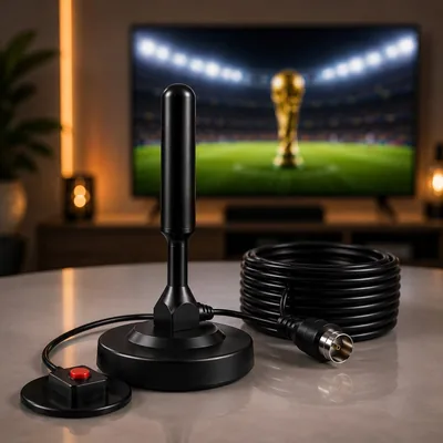 Antena Digital TV Amplificada Interna e Externa - Melhor Oferta