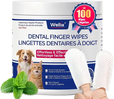 Wellix Cat & Dog Teeth Cleaning Wipes - Best Deal
