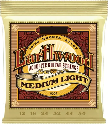 Earthwood 2003 Acoustic गिटार स्ट्रिंग्स सेट | मध्यम-हल्का 12-54 गेज | प्रीमियम ब्रॉन्ज़ वाउंड स्ट्रिंग्स पैक ऑफ 1 (82% छूट)