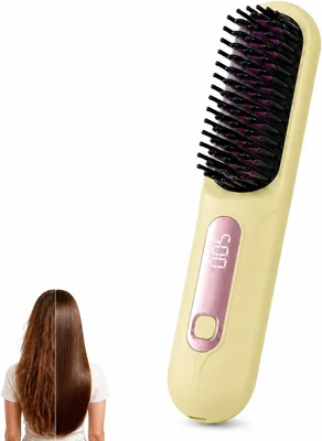 Cordless Hair Straightener Brush 23% Off