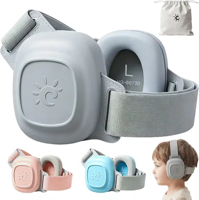 Orejeras Contra Ruido para Bebé, 2 en 1 con Diadema Ajustable hasta 48 meses - Mejor Oferta