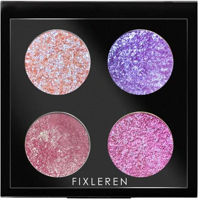 Palette Ombretto Chameleon Glitter Fixleren 4 Colori Alta Pigmentazione Impermeabile (2 Colori)