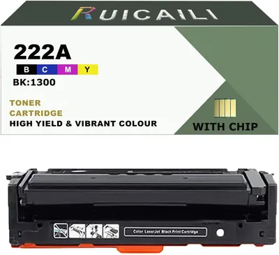 ريكايلي 222A أسود خرطوشة تونر متوافقة مع HP W2220A لطباعة ليزر ملونة محترفة HP 3303fdw 3303sdw