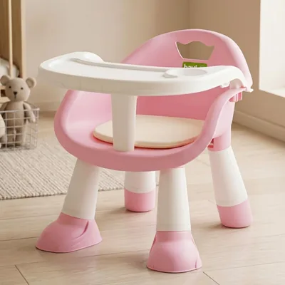 Baybee Booster Seat with Feeding Tray - Portable Baby Dining Chair