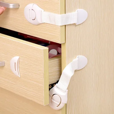 10Pcs Baby Safety Cabinet Locks - Anti-Pinch Lock for Doors Drawers, Best Deal