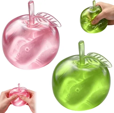 Apples Squishy Shaped Stress Balls Fruit Squeeze Toy Best Price