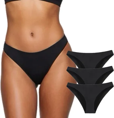 Women's Cotton Panties 3-Pack - Soft & Breathable