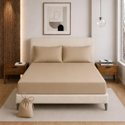 DuVló Sábanas de Cajón + 2 Fundas de Almohada de Microfibra + Bolsita, Tacto Algodón, Super Suave, Todas Las Medidas - Best Deal