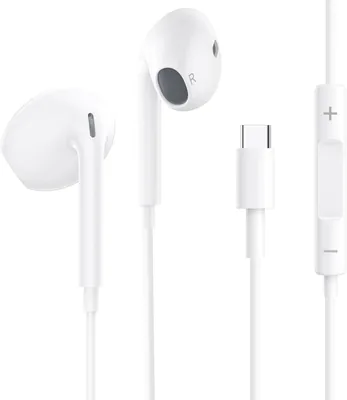 Écouteurs USB C, écouteurs filaires Type C avec microphone pour iPhone 17/16/15 Pro Max Plus, iPad Pro Air, Huawei, Samsung Galaxy - Meilleures Offres