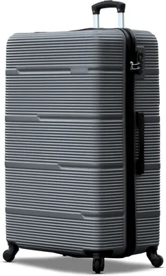 ZAAPPY Hard Shell Horizon Line ABS Luggage, 32 Inch, 36-40kg, Combination Lock, Save 10%