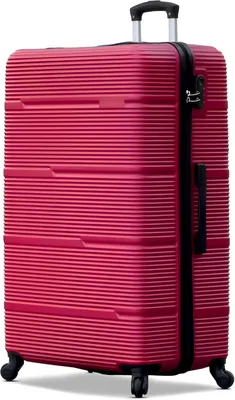 ZAAPPY Hard Shell Horizon Line ABS Luggage, 32 Inch, 36-40kg, Combination Lock, Save 10%