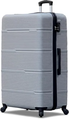 ZAAPPY Hard Shell Horizon Line ABS Luggage, 32 Inch, 36-40kg, Combination Lock, Save 10%