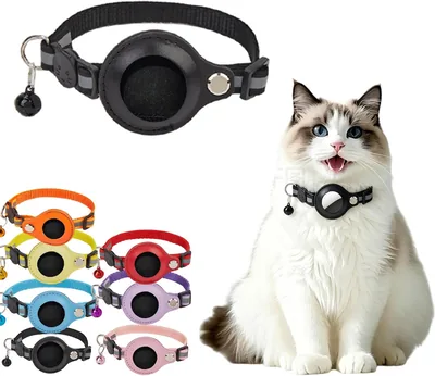 MEIYUETAOSI Reflective Cat Collar with AirTag Holder - Best Deal