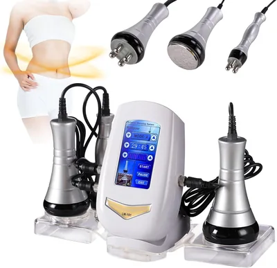 Máquina Cavitación y Moldeado Ultrasónico 3 en 1 con Radiofrecuencia RF | 2 Cabezales para Cuerpo y Rostro - 30% de Descuento
