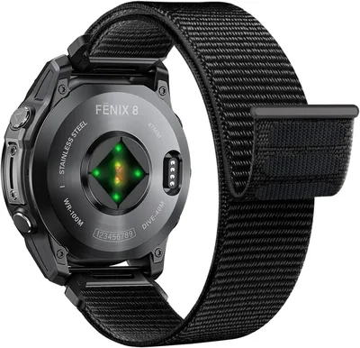 Issinlky 22mm Nylon Quickfit Straps för Garmin Fenix 8 Pro/8/E/7 Pro/7 47mm