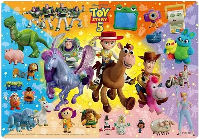 テンヨー 子供用パズル (日本製) トイ・ストーリー5 80ピース パズル 5歳以上用 特別クッドラップ付 DC-80-226