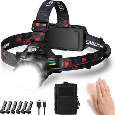 Motion Sensor Headlamp Rechargeable 10% Off