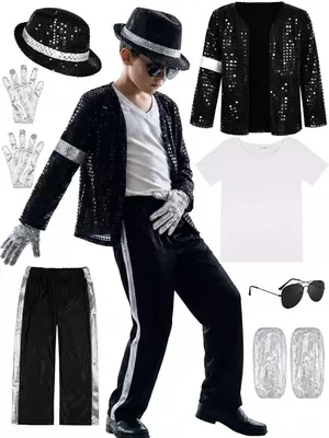 Michael Jackson Costume Kids Billie Jean Outfit - Best Deal