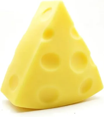 Triangle Cheese Squishy Toy - Stress Relief Ball