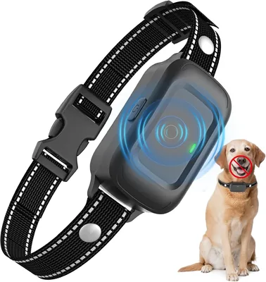 Collar Anti Ladrido para Perros, Collar Ultrasónico Anti-Aullidos para Perros 3 Modos | Ultrasón/Pitido/Vibración, Impermeable IPX7, Re
