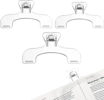 Transparent Book Page Holder 3 Pack
